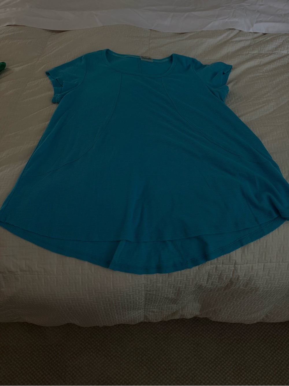 TWO 1X Women’s Short-Sleeve Tops Green Ralph Lauren + Turquoise Calvin Klein - Picture 7 of 9